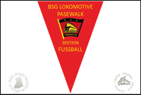 BSG Lokomotive Pasewalk Wimpel Sektion Fussball